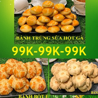COMBO 99K🔥3 hộp BÁNH NHÀ LÀM ( bánh sữa hột gà + bánh bột đậu mặn + bánh bột đậu chay ) bánh ngon nhất