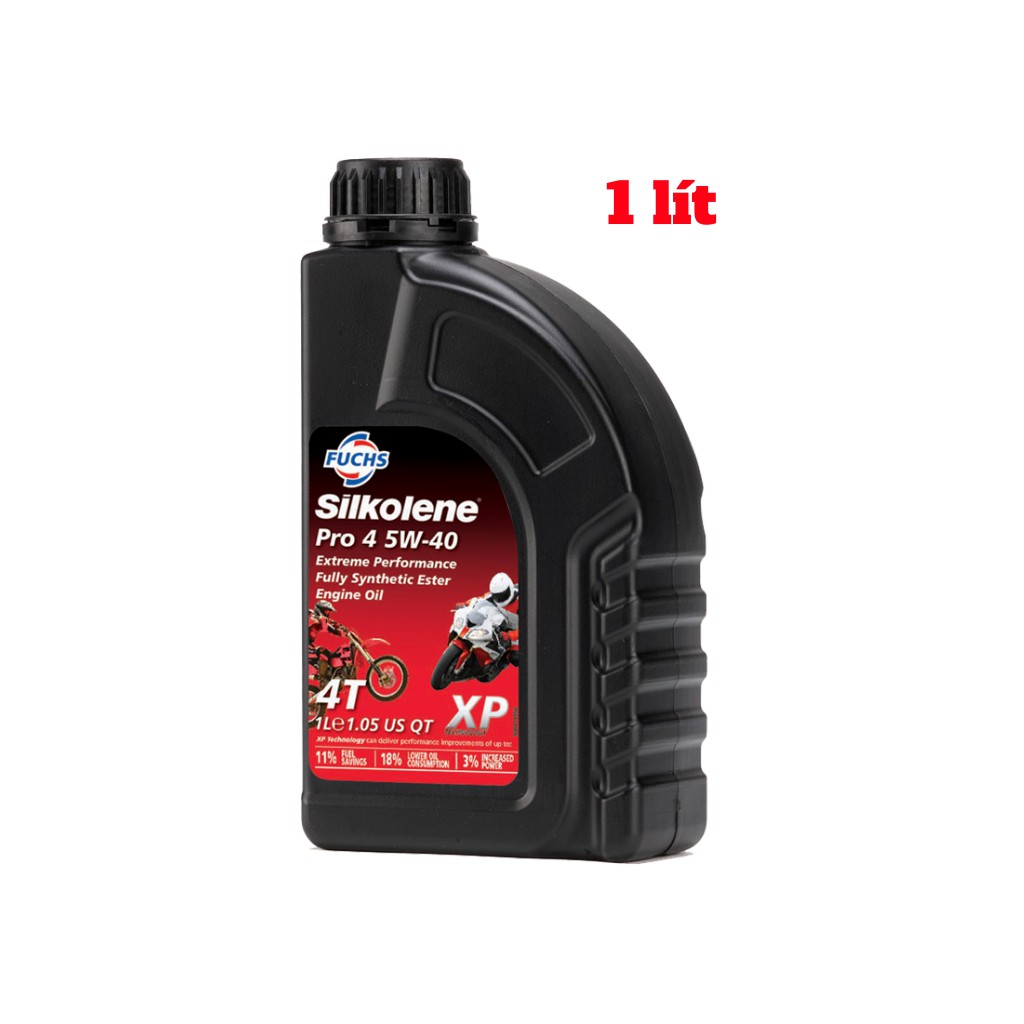 Dầu Nhớt 4T Fuchs Silkolene Pro 4 Plus 10w40