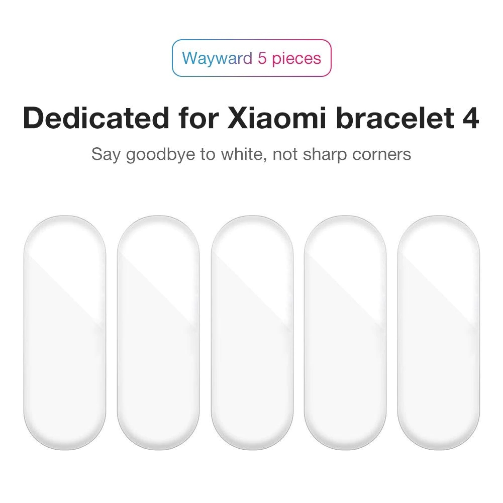 Set 1/5 kính cường lực 0.1mm bảo vệ màn hình cho Xiaomi Band 4