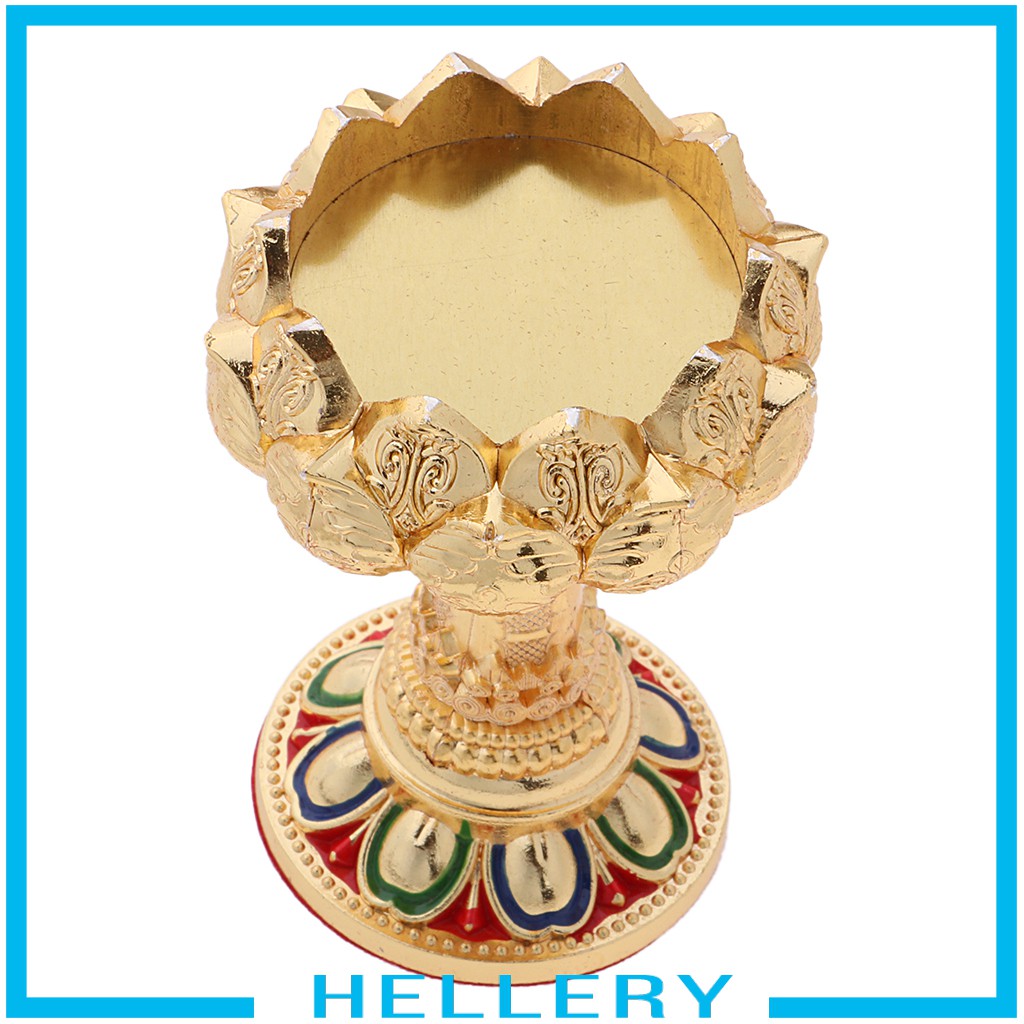 Giá Đỡ Đèn Cầy Hình Hoa Sen / Phật Cầu Nguyện Độc Đáo Trang Trí Nhà Cửa