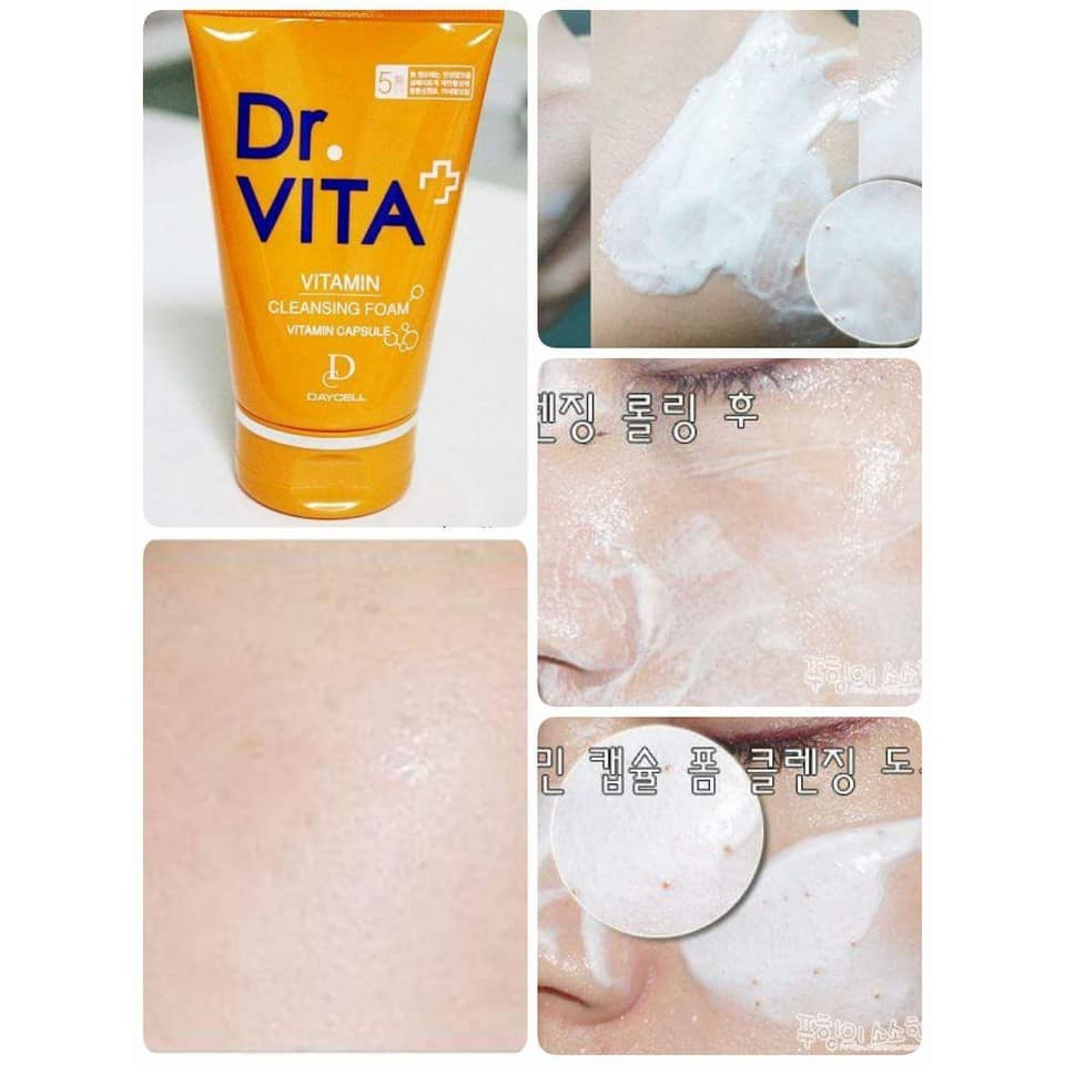 [CÓ SẴN] Sữa Rửa Mặt Vitamin Dr.Vita Hàn Quốc