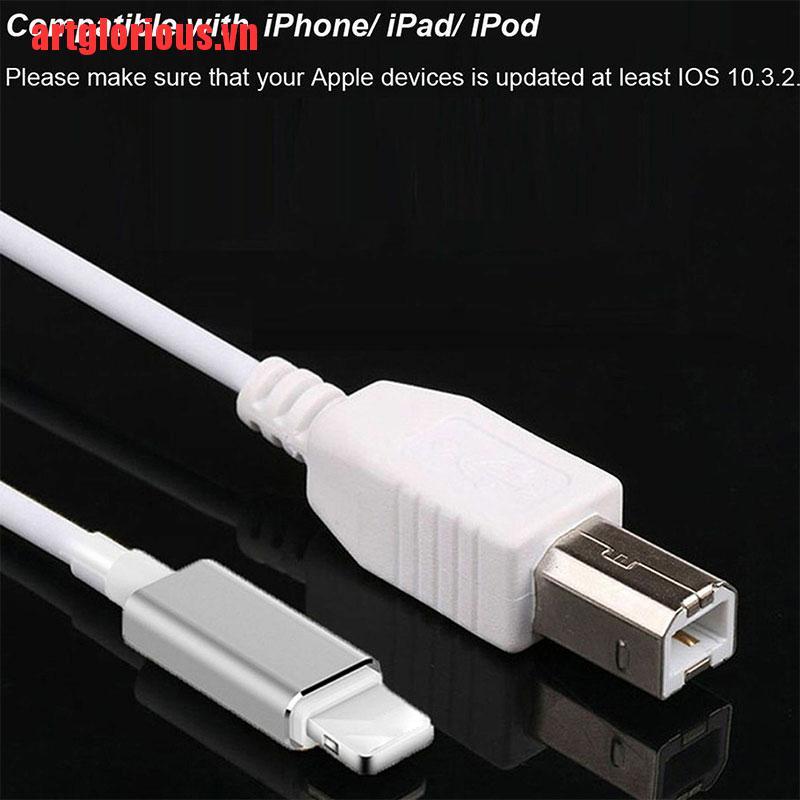 Cáp Chuyển Đổi Từ Cổng Lightning Sang Cổng Type-B Usb 2.0 Cho Iphone