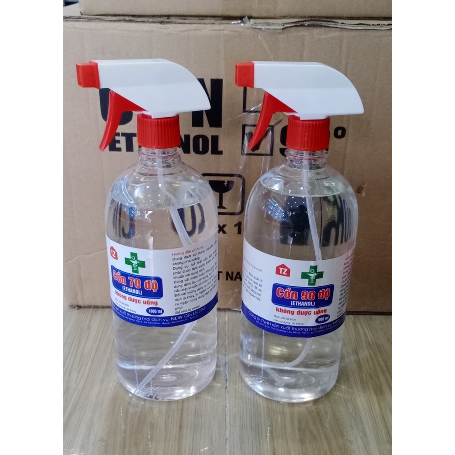 Cồn 70 Độ Khử Khuẩn 1000ml