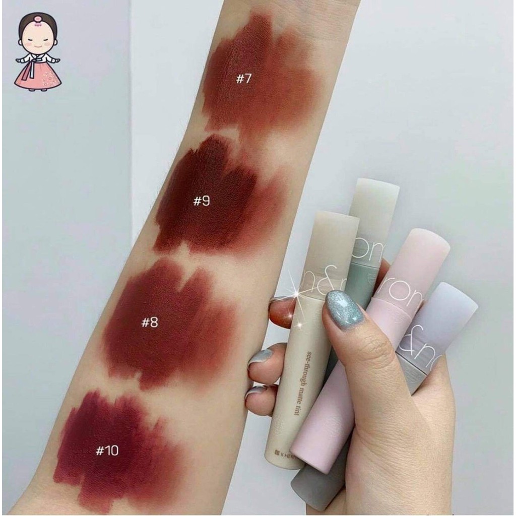 Son Kem Lì Romand See Through Matte Tint (Phiên Bản Hanbook) | BigBuy360 - bigbuy360.vn