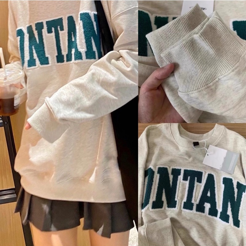 Áo Sweater ONTAN Nỉ Chân Cua Form Rộng Nam Nữ Unisex