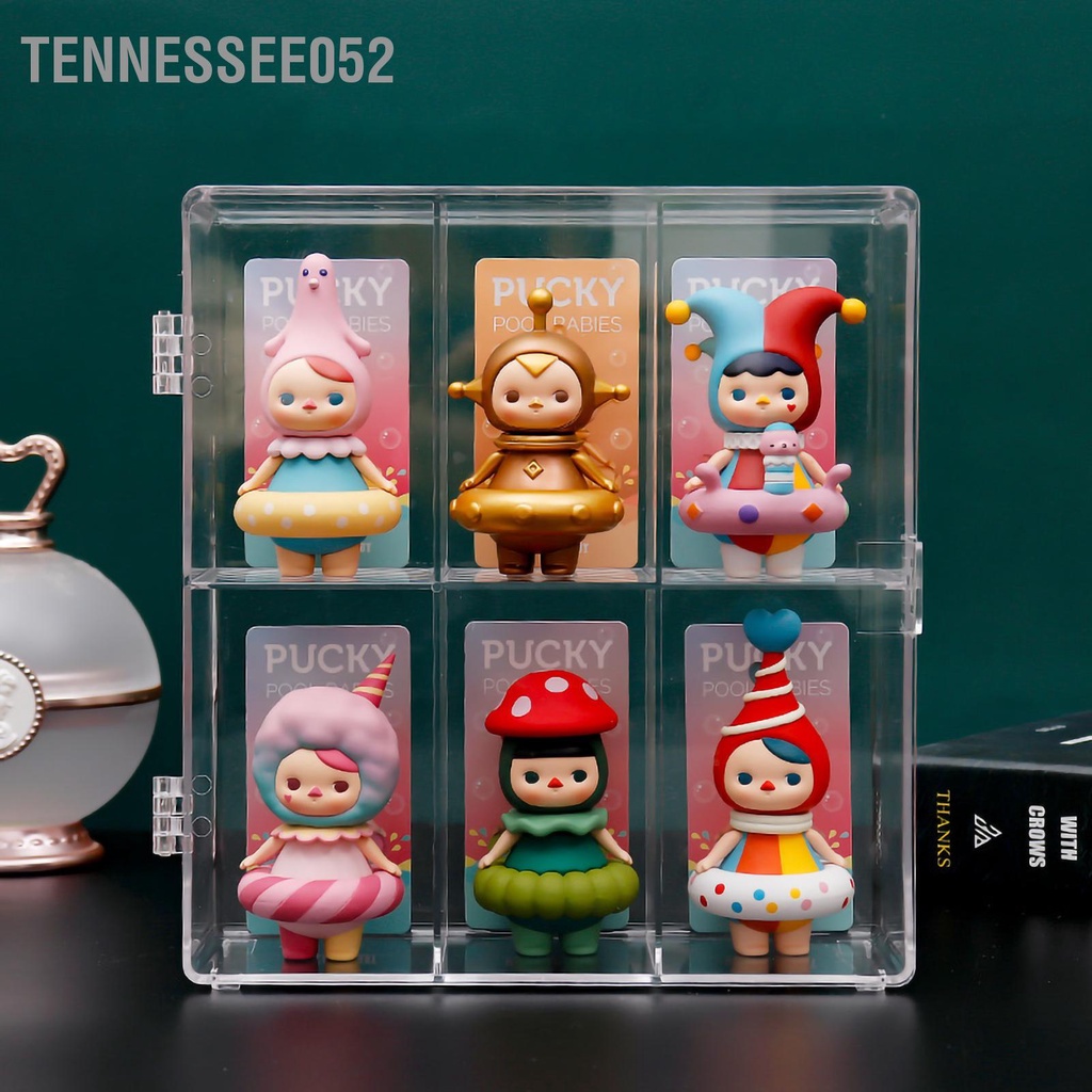 [Hàng Sẵn] Hộp trưng bày Mô Hình Popmart , Búp Bê trong suốt Acrylic hai lớp Chống bụi【Tennessee052】