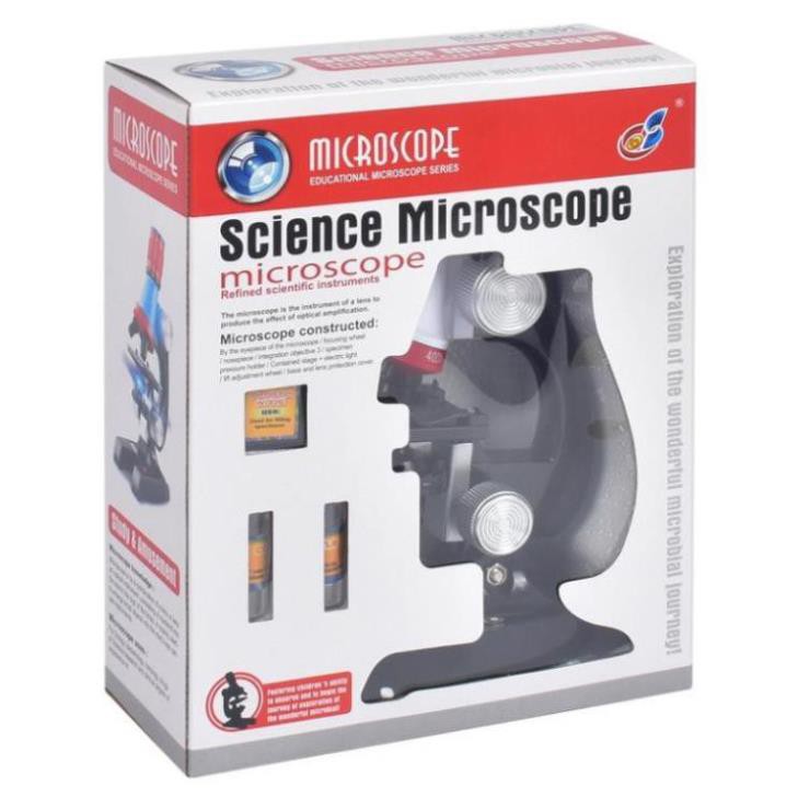 (SIÊU RẺ) Đồ chơi kính hiển vi quang học cho bé Microscope 1200 x C2121 (RẺ VÔ ĐỊCH)