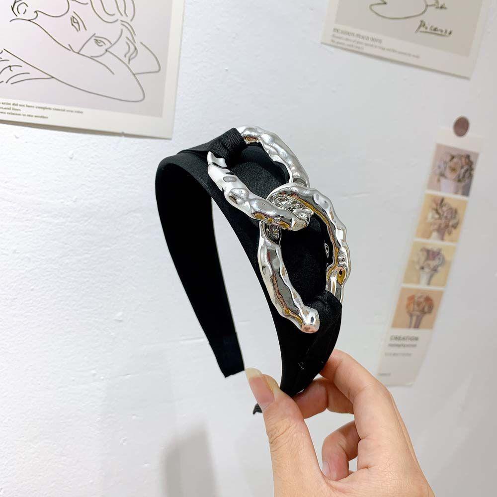 Danilo Băng Đô Cài Tóc Màu Đen Đơn Giản Phong Cách Punk|Son Môi Màu Sắc Thời Trang|Băng Đô Nhung Màu Sắc Phối Chuỗi Xích Kim Loại Thời Trang Cho Nữ