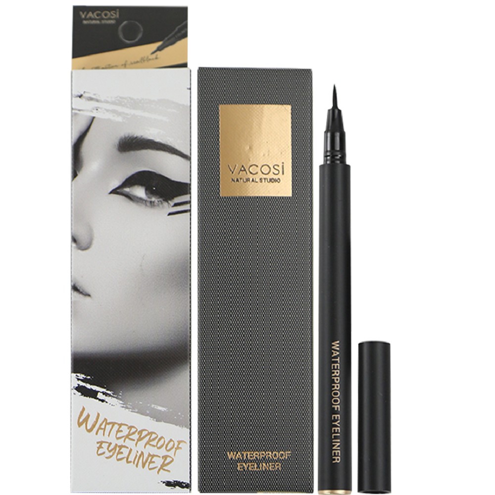 Bút Kẻ Mắt Nước Siêu Lì VACOSI WATERPROOF EYELINER PEN 100% 100% chính hãng