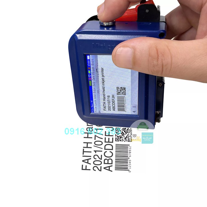 Máy in date cầm tay mini