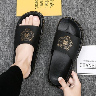 Dép Đi Trong Nhà Chống Trượt Hình Đầu Hổ Cá Tính Cho Nam