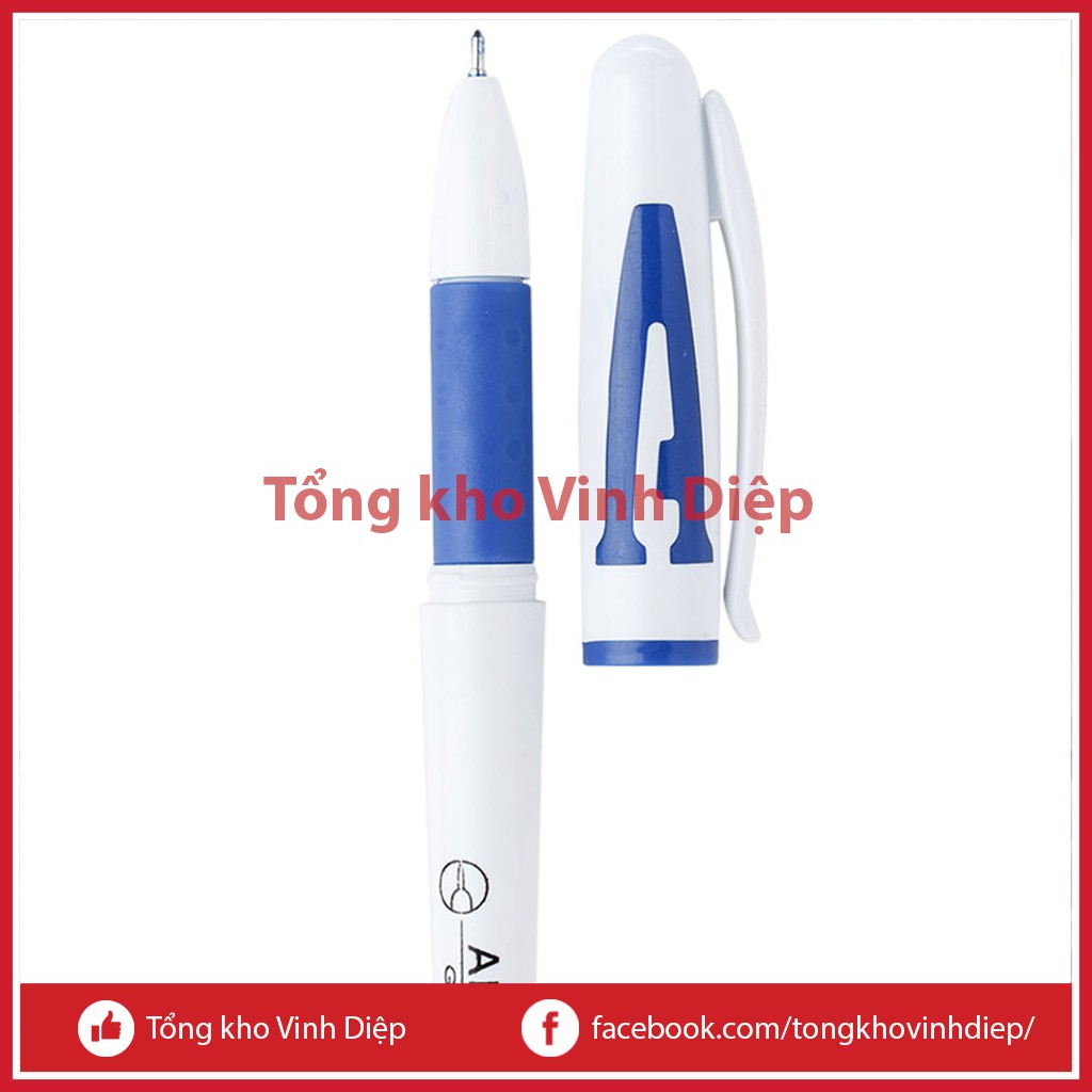 01 chiếc bút nước chữ A Aihao đủ 3 màu mực xanh, đen, đỏ - Hàng loại 1