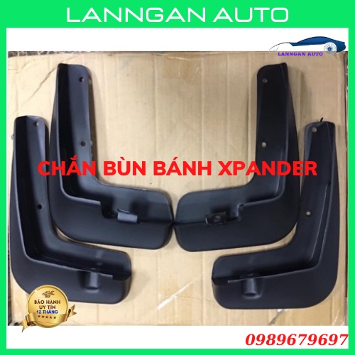 Chắn bùn bánh ô tô Xpander 2018-2019,2020 bộ chắn bùn 4 bánh xe, Nhựa dẻo bền bỉ