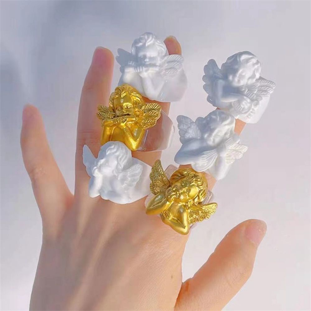 Nhẫn đeo tay hình cánh thiên thần thời trang Hàn Quốc