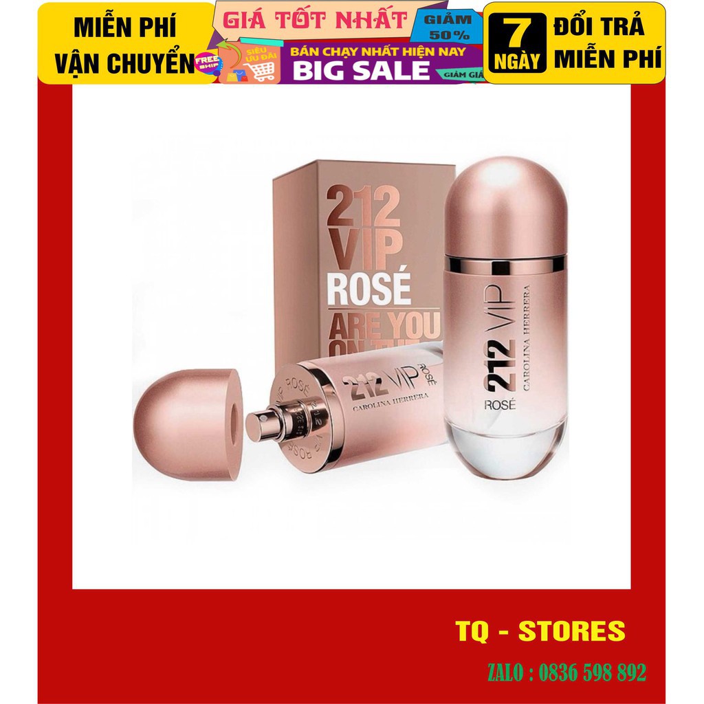 Nước Hoa Nữ Carrolina Heerrera 212 Viip Rosse EDP 80ml