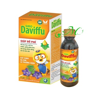 Siro Daviffu giúp bổ phế, giảm ho, giảm viêm họng ở trẻ