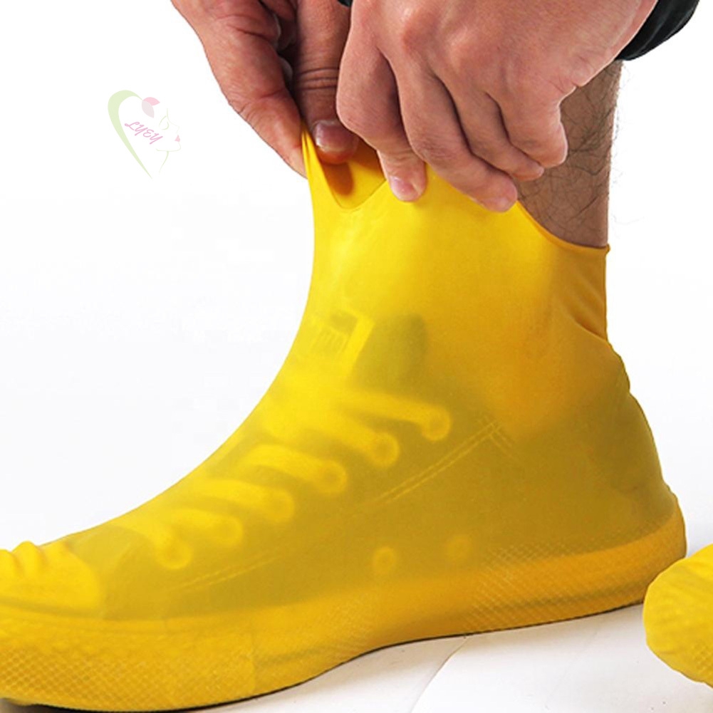 Bao giày đi mưa bằng cao su chống trượt có thể sử dụng lại