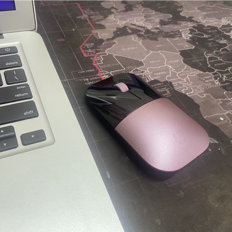 Chuột không dây HP LED Xanh chạy trên mặt kính + tặng kèm pin xịn