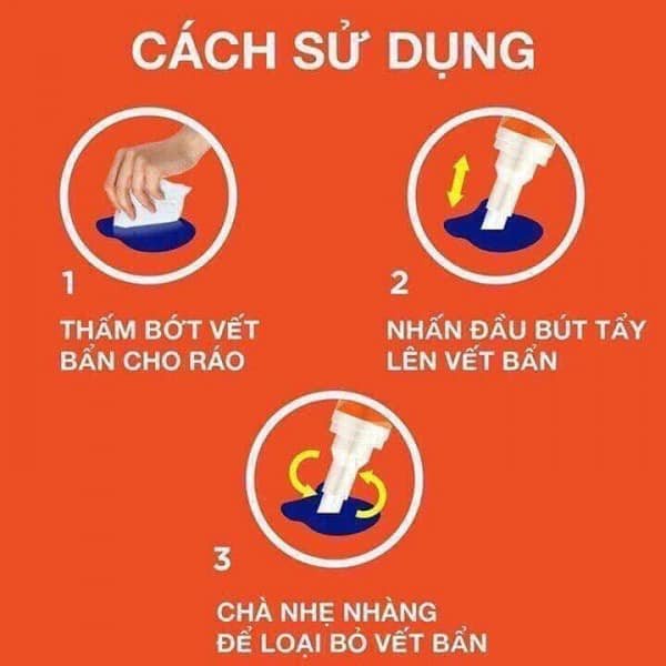 BÚT TẨY VẾT BẨN QUẦN ÁO TIDE TO GO 10ML. sp