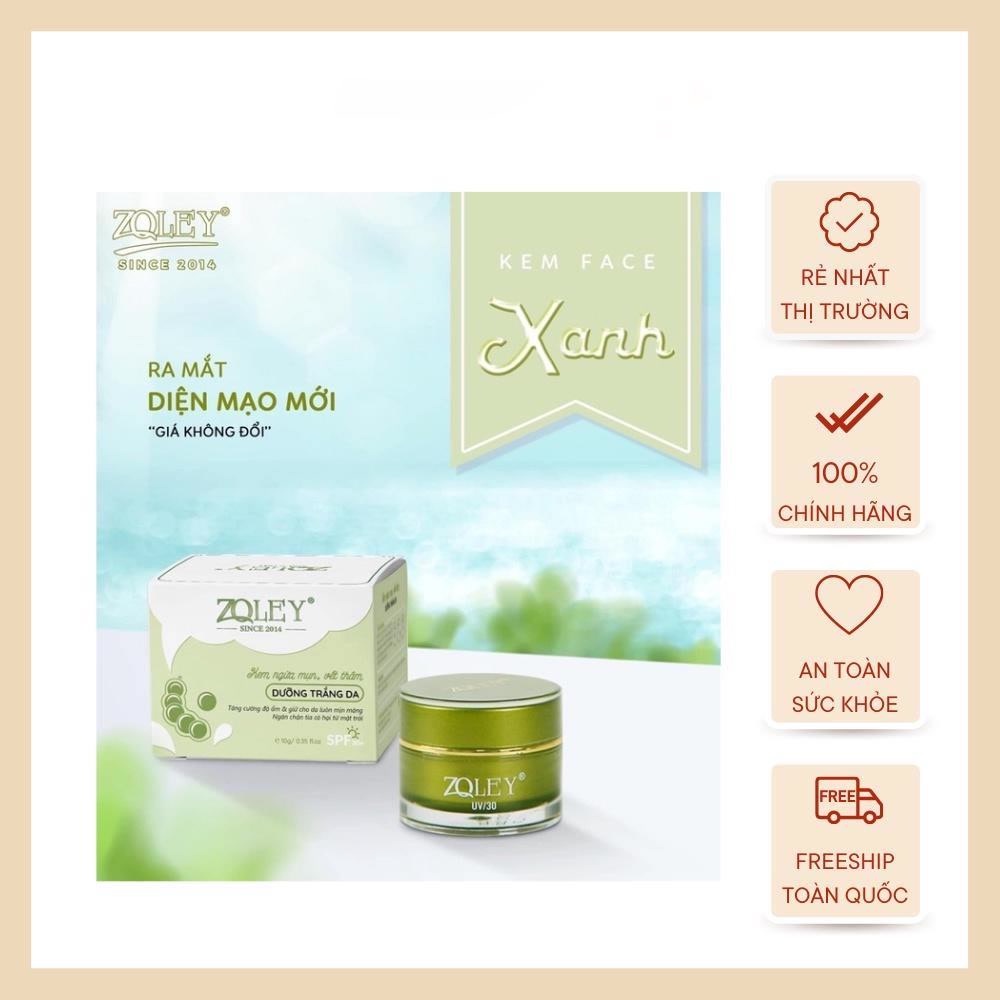 Kem Face Zoley Kbone Dưỡng Trắng , Mờ Thâm , Giảm mụn, Phục Hồi Da Zoley Trắng , Xanh , Vàng Tím 10g