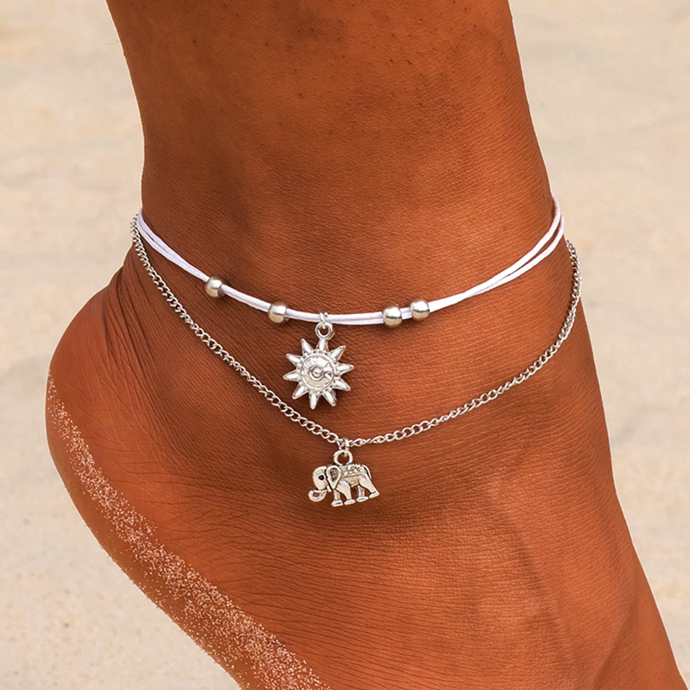 [Mã FAMAYFA giảm 10K đơn 50K] Lắc Chân Nhiều Lớp Phong Cách Boho Thời Trang Cho Nữ | BigBuy360 - bigbuy360.vn