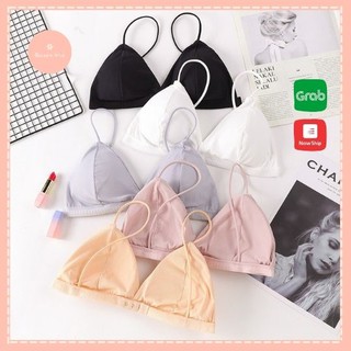 Áo ngực bra 2 dây mảnh, Áo Bralette dây nhỏ dễ thương, Áo bra cao cấp AB031, Queennga