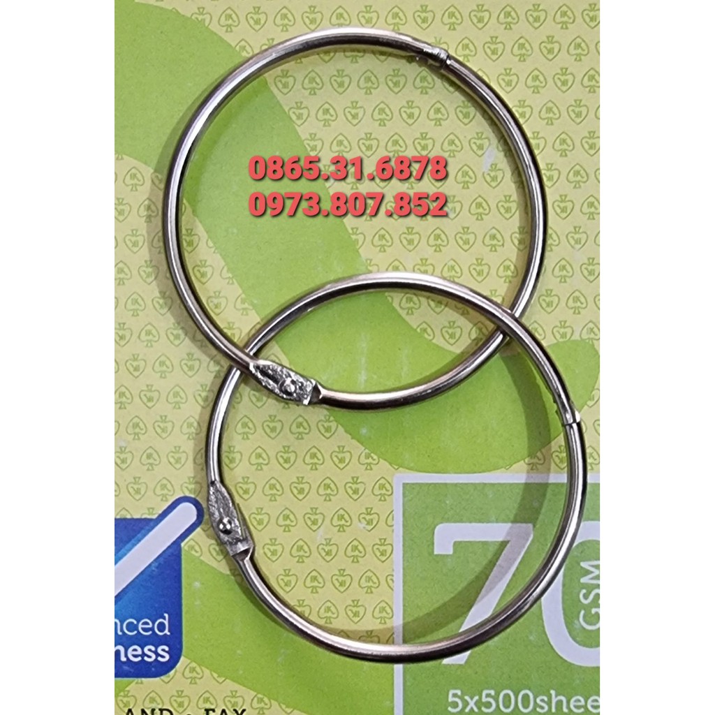 Combo 10 Chiếc Vòng Inox Card ring binders