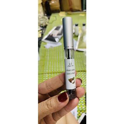 Combo Chuốt mi+ bi lăn dầu dừa nguyên chất handmade