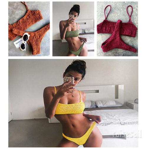 [Mã FASHIONWM19 hoàn 15% tối đa 30K xu đơn 150K] Bikini thời trang nữ tính gợi cảm