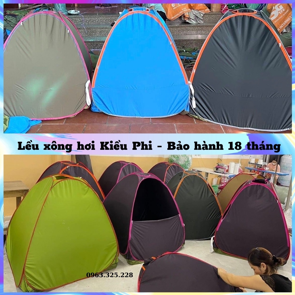 [Freeship 99k TQ] Lều xông hơi chui đầu gấp gọn tự bung cao cấp Kiều Phi tiện lợi hiệu quả (Màu ngẫu nhiên)