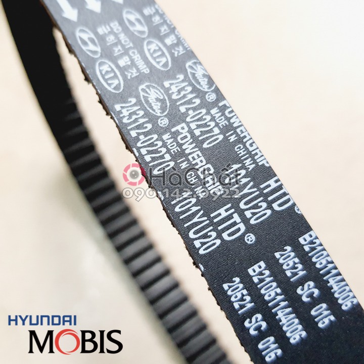 Dây curoa cam Kia Morning 🚘 HYUNDAI MOBIS nhập khẩu Hàn Quốc 🎯 Dùng chung cho Hyundai i10 & Getz 🚘 Dây đai cam