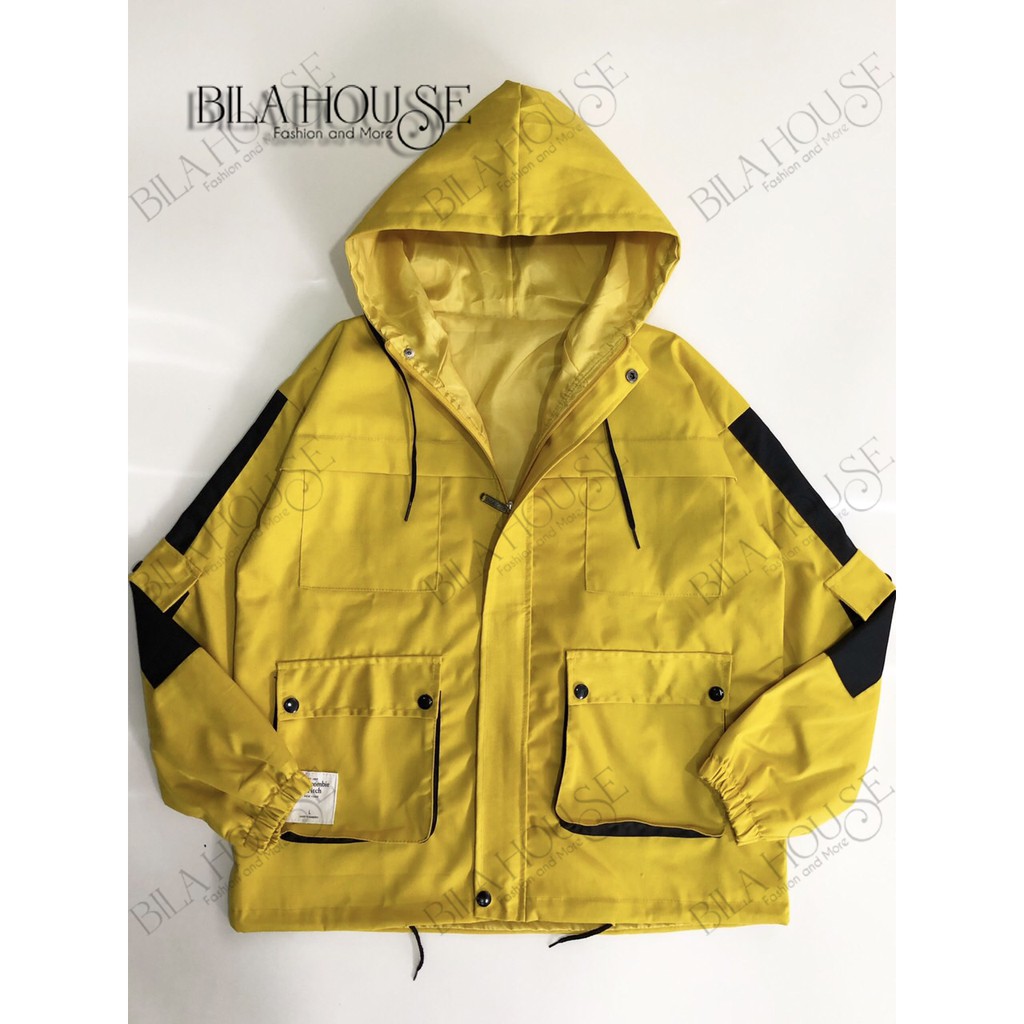 Áo khoác kaki 2 lớp cao cấp mới phối túi hộp kèm hình thật | BigBuy360 - bigbuy360.vn