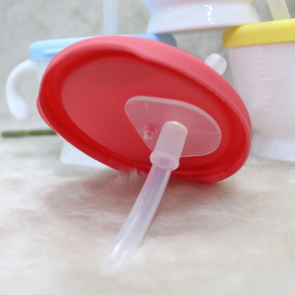 Cốc Nhựa Cách Nhiệt Tập Hút Cho Bé KICHILACHI Kèm Ống Hút Silicone