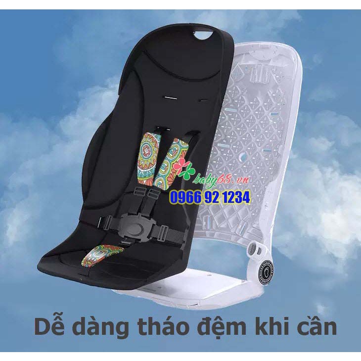 Xe đẩy gập gọn 2 chiều Nukas A8 cao cấp cho bé
