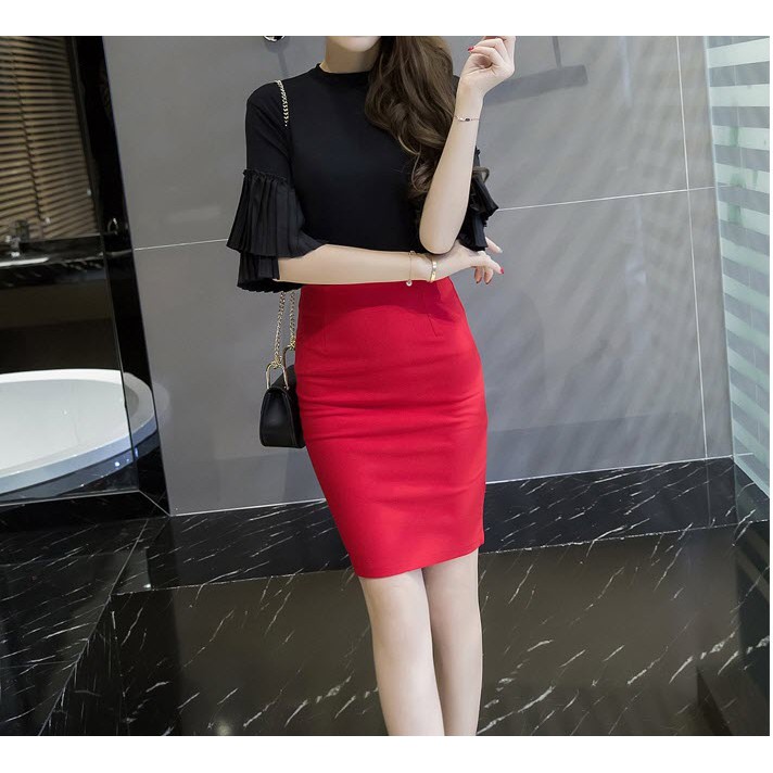 Chân váy bút chì công sở thiết kế | BigBuy360 - bigbuy360.vn