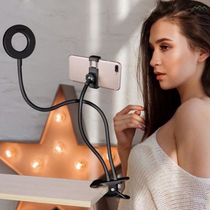 ♻️Bộ Phát Livetream có đèn 2in1 ĐA NĂNG Loại Kẹp