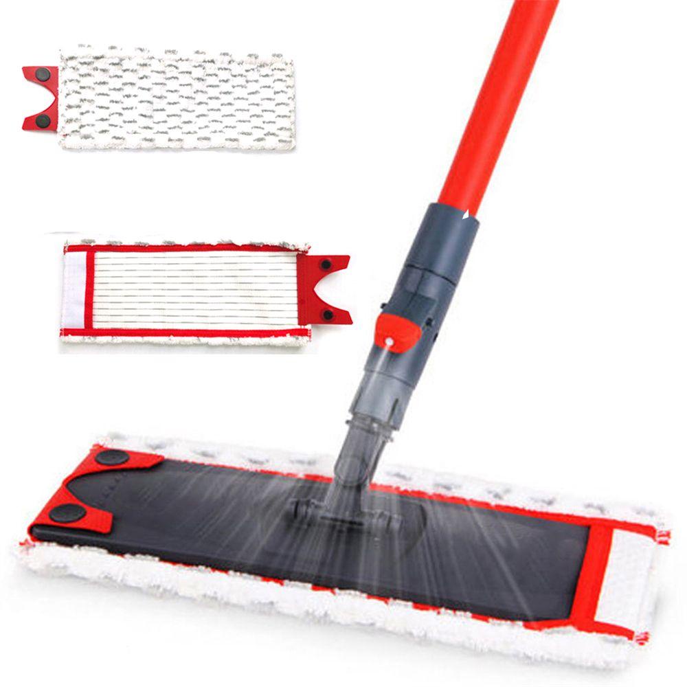 LEISURE Bộ 1 / 2 Đầu Gắn Cây Lau Nhà Có Thể Giặt Lại Tiện Dụng Cho Vileda 1