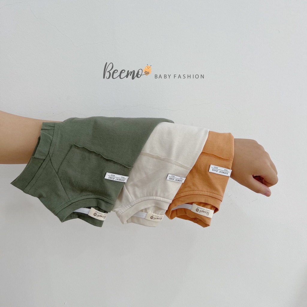 Áo phông bé trai cá tính phong cách Hàn Quốc, áo thun cộc tay bé trai mềm mát Beemo