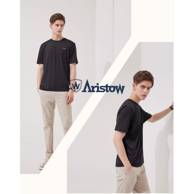 Áo thun nam xuất xịn Aristow Sport vải cotton dày dặn siêu thoáng mát.Áo phông nam cổ tròn basic thời trang Streetwear-b