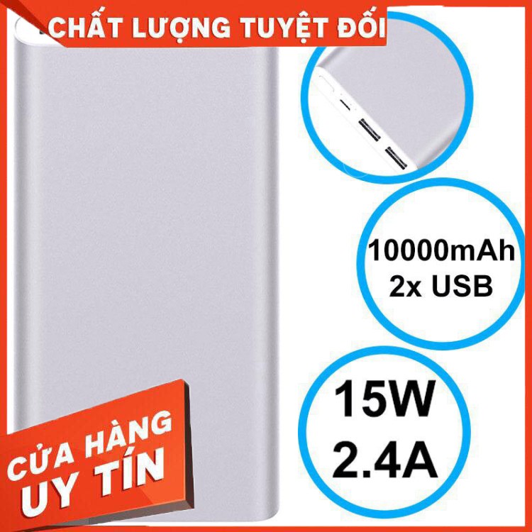 [CHẤT LƯỢNG SỐ 1]  Pin sạc dự phòng Xiaomi 2S 10000mAh Hàng chính hãng DGW