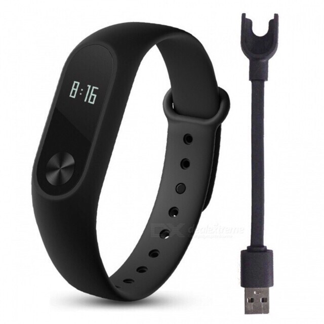 Vòng đeo tay Xiaomi Miband 2 màu đen chính hãng