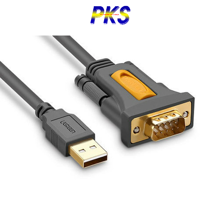 Cáp Chuyển Đổi USB 2.0 Sang COM RS232 - DB9 dài 2 mét Ugreen 20222