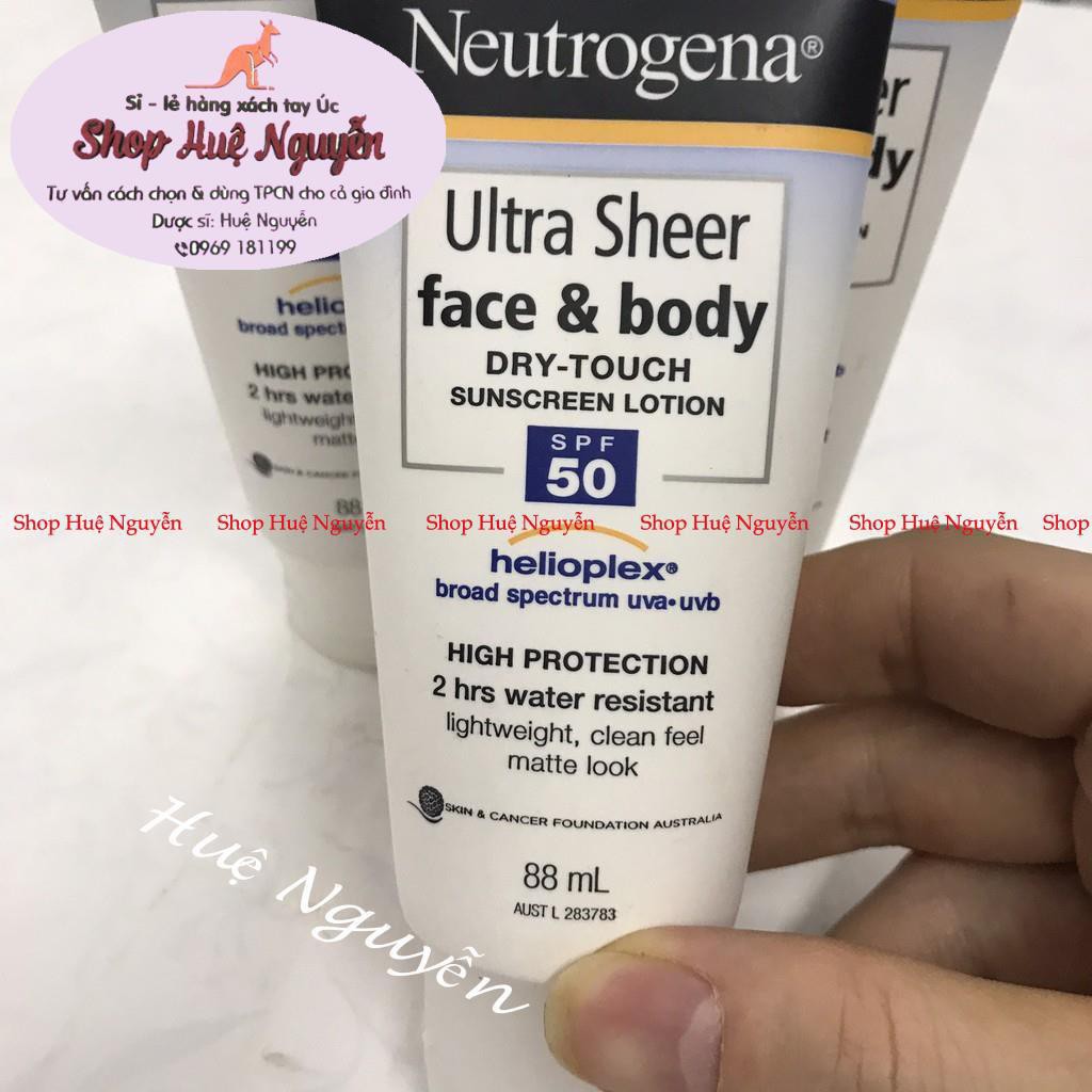 kem chống nắng Neutrogena Úc (Neutrogena spf 50+ 88ml)