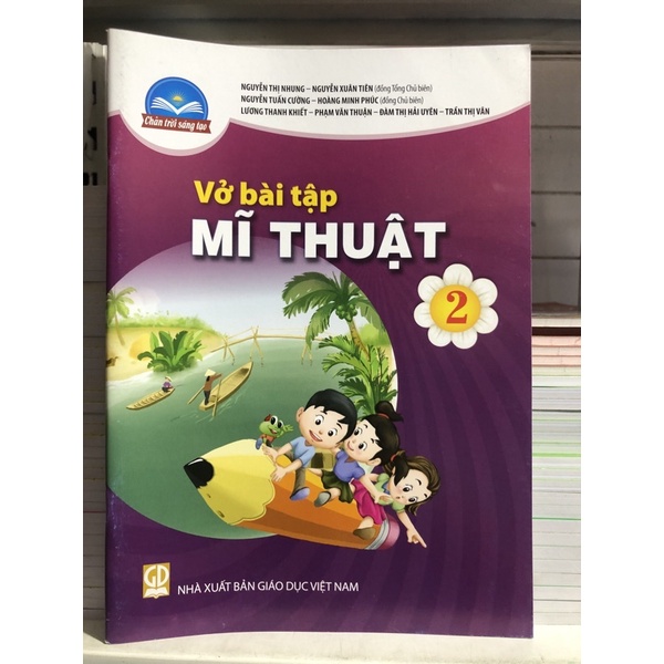 Vở bài tập mĩ thuật lớp 2 + Bút Chì 2b (thuộc bộ chân trời sáng tạo)