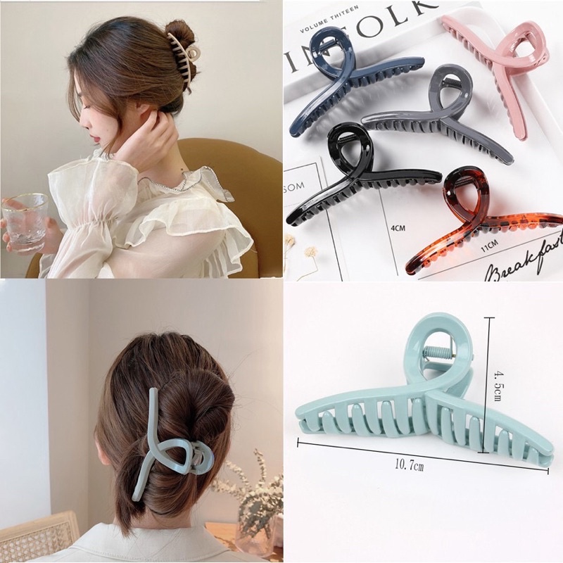 Kẹp Tóc Kẹp Tóc Loại Bóng Cỡ Lớn Phong Cách Hàn Quốc Nhiều Màu Sắc Dành Cho Các Bạn Nữ Phụ Kiện Tóc