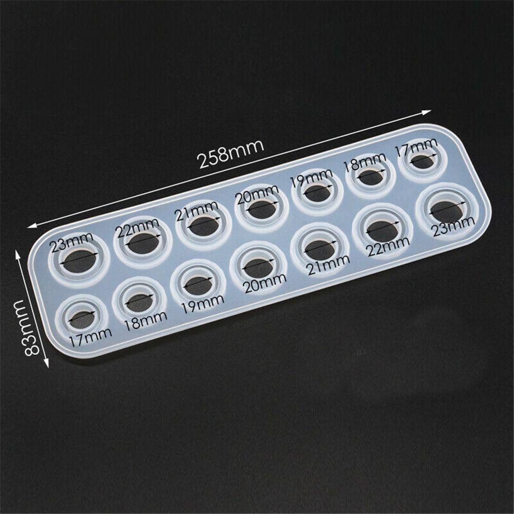 GOGOUP Khuôn Silicone Dùng Làm Nhẫn Pha Lê Thủ Công DIY