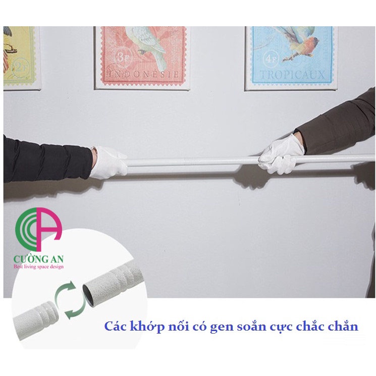 Khung màn vuông inox không khoan tường, khung màn inox không rỉ