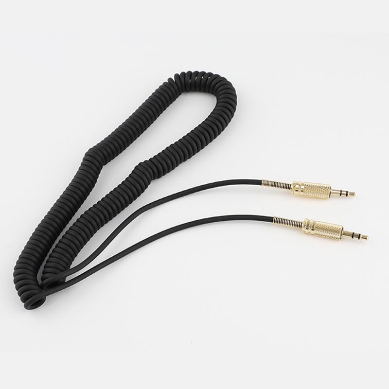 YOGA 3.5mm Replacement Audio AUX Cable Coiled Cord for Marshall Woburn Kilburn II Speaker Male to male Jack