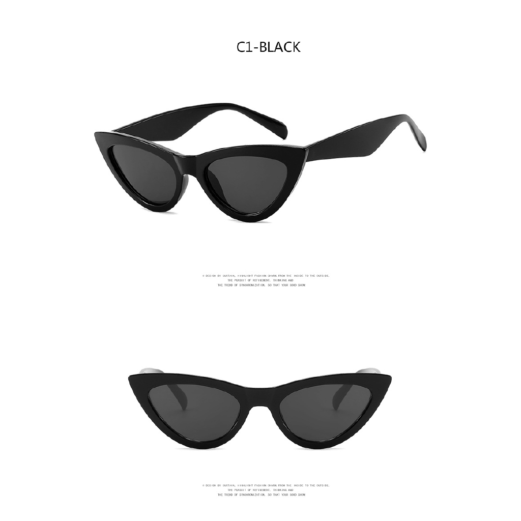 Kính Mát Mắt Mèo Phong Cách Âu Mỹ Thời Trang Cho Nữ