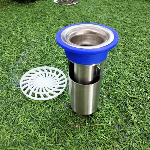 Ngăn mùi thoát sàn  INOX 304 ĐÚC, Ngăn mùi tuyệt đối, thoát nước nhanh, ngăn cồn trùng bò ngược